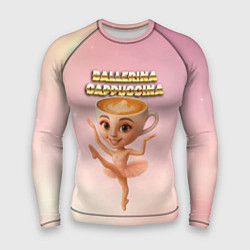 Рашгард мужской Ballerina Capuchina ии мем, цвет: 3D-принт
