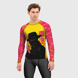 Рашгард мужской Фредди Крюгер - киберпанк, цвет: 3D-принт — фото 2