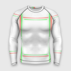 Рашгард мужской Neon light green red, цвет: 3D-принт
