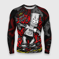 Рашгард мужской Татуированный барт, цвет: 3D-принт