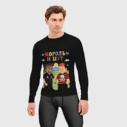 Рашгард мужской Король и Шут, мультяшный стиль, цвет: 3D-принт — фото 2