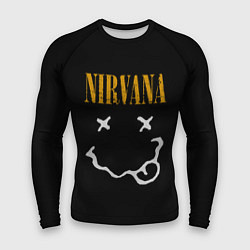 Рашгард мужской Nirvana rock music, цвет: 3D-принт