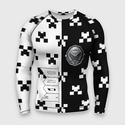 Мужской рашгард Doom x minecraft pattern
