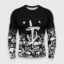 Мужской рашгард Doom черепа