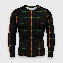 Мужской рашгард Color black orange green crosses