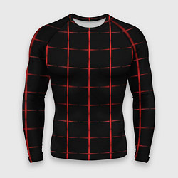 Мужской рашгард Color black red crosses