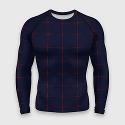 Мужской рашгард Color dark blue red crosses