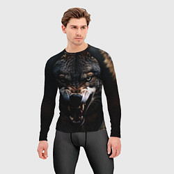 Рашгард мужской Волчара, цвет: 3D-принт — фото 2