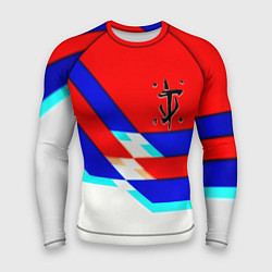 Рашгард мужской Doom geometry cyber sport, цвет: 3D-принт