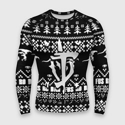 Мужской рашгард Doom x elders scrolls pattern