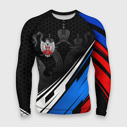 Рашгард мужской Федерация бокса России - триколор, цвет: 3D-принт