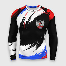 Рашгард мужской Федерация бокса РФ - краска, цвет: 3D-принт
