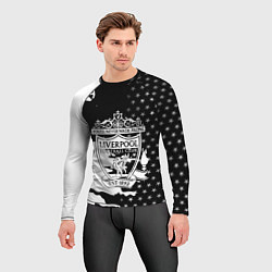 Рашгард мужской Liverpool текстура спорт, цвет: 3D-принт — фото 2