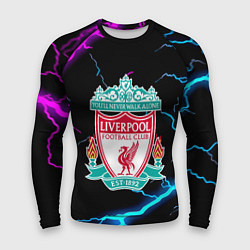 Рашгард мужской Liverpool neon storm, цвет: 3D-принт