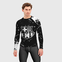 Рашгард мужской Barcelona краски белые, цвет: 3D-принт — фото 2