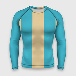 Рашгард мужской Color blue beige, цвет: 3D-принт