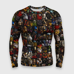 Рашгард мужской Дисайплс 2 - Портреты юнитов паттерн, цвет: 3D-принт