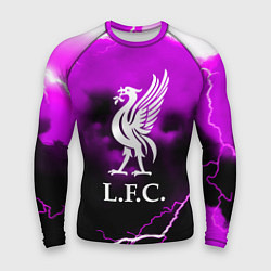 Рашгард мужской Liverpool неоновый шторм, цвет: 3D-принт