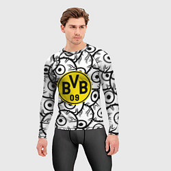 Рашгард мужской Borussia глаза текстура, цвет: 3D-принт — фото 2