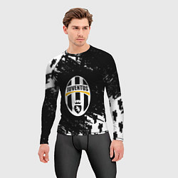 Рашгард мужской Ювентус пипл краски, цвет: 3D-принт — фото 2