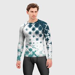 Рашгард мужской Узорчатые пятна по диагонали, цвет: 3D-принт — фото 2