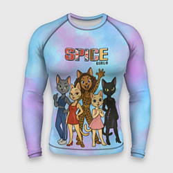 Рашгард мужской Spice girls кошки из 90х, цвет: 3D-принт