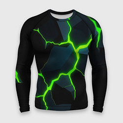 Мужской рашгард Glow green neon