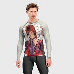 Рашгард мужской David Bowie Rebel Rebel, цвет: 3D-принт — фото 2