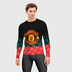 Рашгард мужской Манчестер Юнайтед ниндзя паттерн, цвет: 3D-принт — фото 2