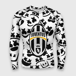 Рашгард мужской Ювентус x Маршмеллоу, цвет: 3D-принт