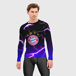 Рашгард мужской Bayern Mnchen молнии шторм, цвет: 3D-принт — фото 2