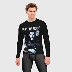 Рашгард мужской Dave Gahan Depeche Mode rose, цвет: 3D-принт — фото 2