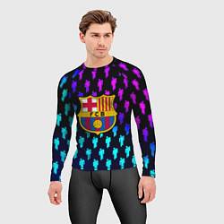 Рашгард мужской Barcelona люди градиент неон, цвет: 3D-принт — фото 2