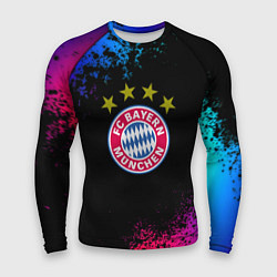 Рашгард мужской Бавария Мюнхен краски неон градиент, цвет: 3D-принт
