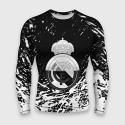 Мужской рашгард Реал Мадрид краски текстура