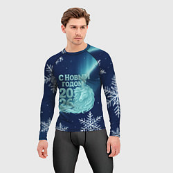 Рашгард мужской С новым годом 2026 - лошадь, цвет: 3D-принт — фото 2