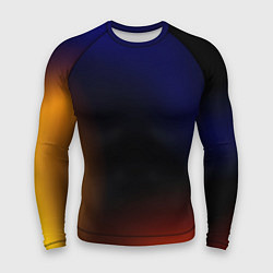 Мужской рашгард Color black red blue