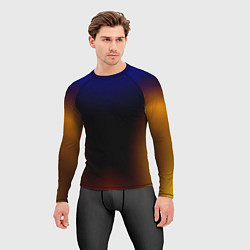 Рашгард мужской Color black red blue, цвет: 3D-принт — фото 2