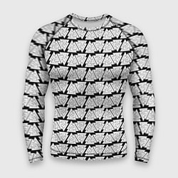 Рашгард мужской Символы валькнут как защитная кольчуга, цвет: 3D-принт