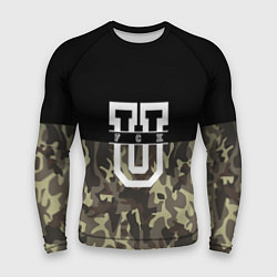 Рашгард мужской FCK U: Camo, цвет: 3D-принт