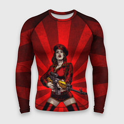 Рашгард мужской Red alert girl, цвет: 3D-принт