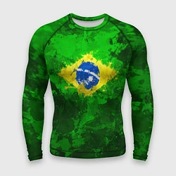 Рашгард мужской Бразилия, цвет: 3D-принт