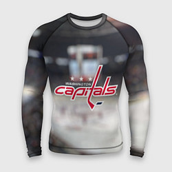 Рашгард мужской Washington Capitals, цвет: 3D-принт