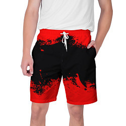 Шорты на шнурке мужские Red Spray, цвет: 3D-принт