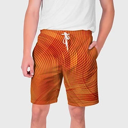 Шорты на шнурке мужские Abstract waves, цвет: 3D-принт
