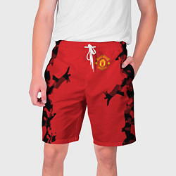 Шорты на шнурке мужские FC Manchester United: Red Original, цвет: 3D-принт