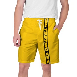 Шорты на шнурке мужские ASAP Rocky: Yellow Testing, цвет: 3D-принт