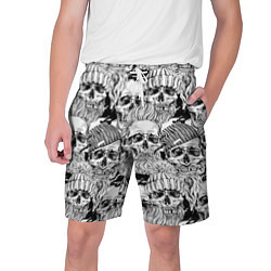 Мужские шорты Hipster skulls