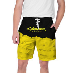 Мужские шорты Cyberpunk 2077: Yellow & Black