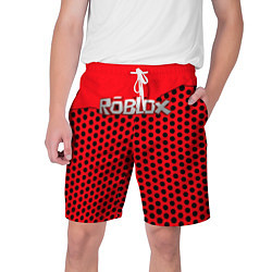 Шорты на шнурке мужские Roblox Red, цвет: 3D-принт